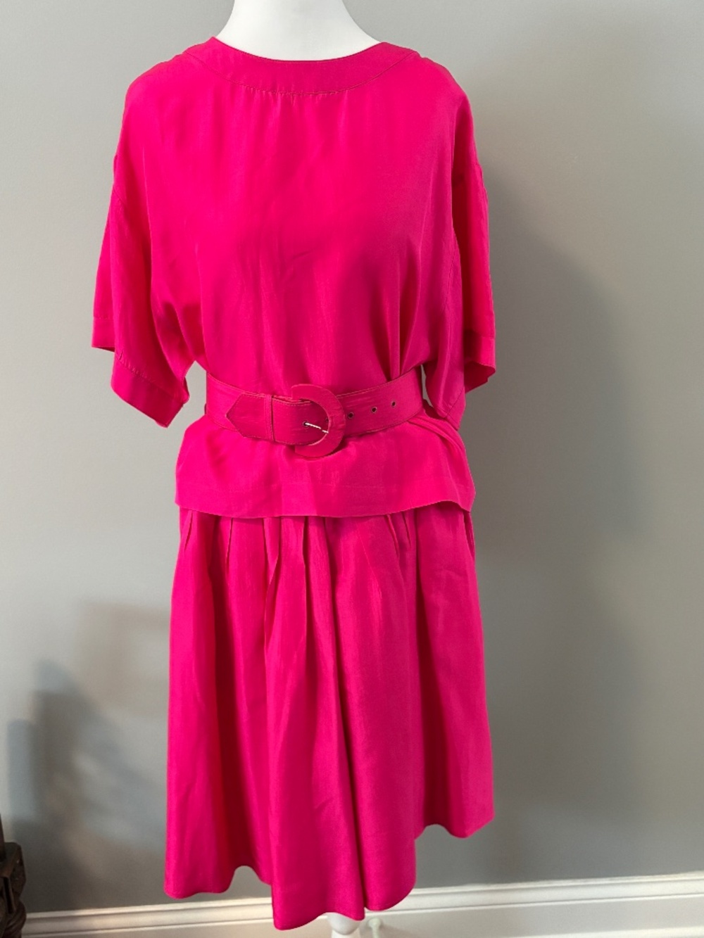 Vintage Silk 3pc Argenti Hot Pink Set